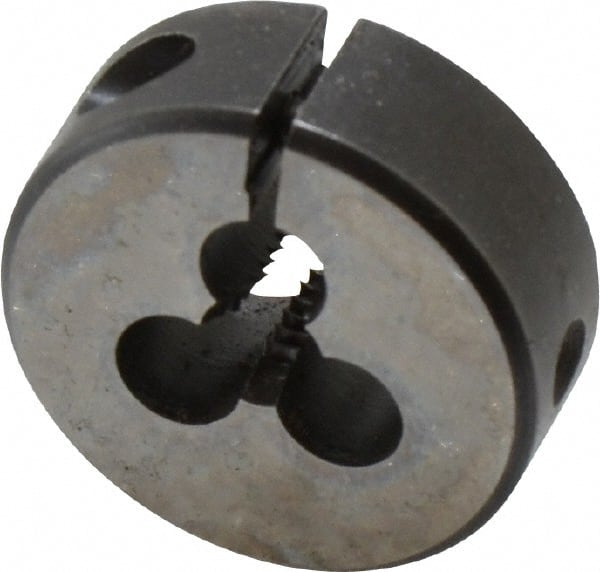 Cle-Line - #10-24 UNC High Speed Steel Round Adjustable Die - Top Tool & Supply