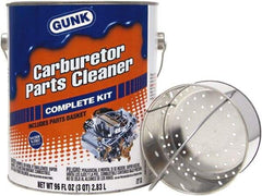 Gunk - Nonchlorinated Carburetor & Parts Cleaner - 96 oz Pail with Dip Basket - Top Tool & Supply