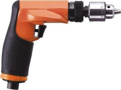 Cleco - 1/4" Keyless Chuck - Pistol Grip Handle, 600 RPM, 0.4 hp - Top Tool & Supply