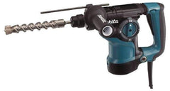 Makita - 120 Volt 1-1/8" SDS Plus Chuck Electric Rotary Hammer - 0 to 4,500 BPM, 0 to 1,100 RPM, Reversible - Top Tool & Supply