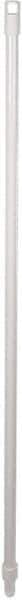 Remco - 61 x 1" Fiberglass Squeegee Handle - European Threaded Connection, White - Top Tool & Supply