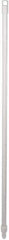 Remco - 61 x 1" Fiberglass Squeegee Handle - European Threaded Connection, White - Top Tool & Supply