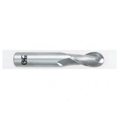 9/64" Dia. - 3/16" OAL - Carbide - Ball End HP End Mill-2 FL - Top Tool & Supply