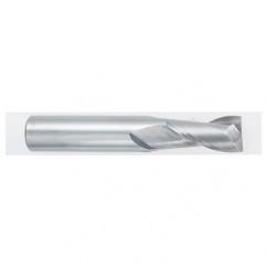 16mm Dia. x 89mm Overall Length 2-Flute Square End Solid Carbide SE End Mill-Round Shank-Center Cutting-TiALN - Top Tool & Supply