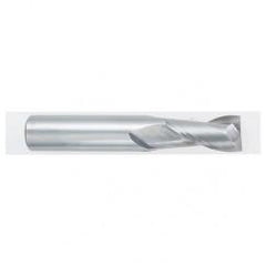 16mm Dia. x 89mm Overall Length 2-Flute Square End Solid Carbide SE End Mill-Round Shank-Center Cutting-TiALN - Top Tool & Supply