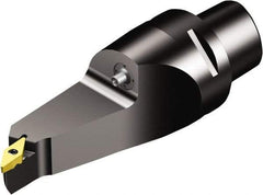 Sandvik Coromant - Left Hand Cut, Size C5, TR-VB1308 Insert Compatiblity, Internal Modular Turning & Profiling Cutting Unit Head - Through Coolant, Series CoroTurn TR - Top Tool & Supply