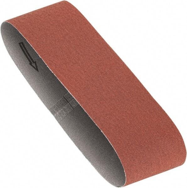 Porter-Cable - 3" Wide x 21" OAL, 40 Grit, Aluminum Oxide Abrasive Belt - Aluminum Oxide, Coarse, Coated, X Weighted Cloth Backing, Dry - Top Tool & Supply