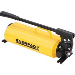 Enerpac - Manual Hydraulic Pumps Number of Stages: 2.000 Oil Volume Per Stroke (Cu. In.): 1.00 - Top Tool & Supply