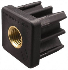 Gibraltar - 1-1/2" Tube, 3/8-16 Thread, 1,000 Lb Capacity, Square Tube End - 0.065" Tube Wall, 1-1/2" Square - Top Tool & Supply