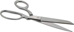 Heritage Cutlery - 3-1/2" LOC, 8-1/2" OAL Stainless Steel Standard Shears - Right Hand, Metal Bent Handle, For General Purpose Use - Top Tool & Supply