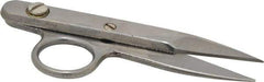 Heritage Cutlery - 1-3/8" LOC, 4-1/2" OAL Stainless Steel Standard Thread Clips - Right Hand, Metal Straight Handle, For Electrical - Top Tool & Supply