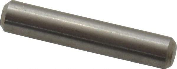 Value Collection - 3/32" Diam x 1/2" Pin Length 316 Stainless Steel Standard Dowel Pin - Bright Finish, 2 Beveled End - Top Tool & Supply