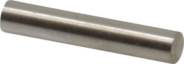 Value Collection - 3mm Diam x 16mm Pin Length 316 Stainless Steel Standard Dowel Pin - Bright Finish, 1 Rounded End - Top Tool & Supply