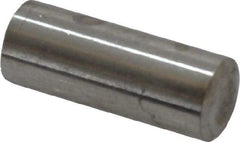 Value Collection - 8mm Diam x 20mm Pin Length 316 Stainless Steel Standard Dowel Pin - Bright Finish, 1 Rounded End - Top Tool & Supply