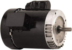 US Motors - 1-1/2 Max hp, 3,600 Max RPM, Single Cap Start-Cap Run Electric AC DC Motor - 115/208-230 V Input, Single Phase, 56C Frame, 5/8" Shaft Diam, C-Face Mount, TEFC Enclosure - Top Tool & Supply