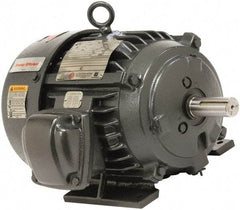 US Motors - 2 Max hp, 1,725 Max RPM, Three Polyphase Electric AC DC Motor - 208-230/460 V Input, Single Phase, 56H Frame, 5/8" Shaft Diam, Rigid Base Mount, Totally Enclosed Fan Cooled Enclosure - Top Tool & Supply