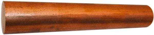 Value Collection - 9/16 Inch Diameter x 72 Inch Long, Copper Round Rod - Alloy 145 - Top Tool & Supply