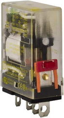 Square D - 1 hp at 240 Volt & 1/2 hp at 120 Volt, Electromechanical Plug-in General Purpose Relay - 12 Amp at 240 VAC, SPDT, 120 VAC at 50/60 Hz - Top Tool & Supply