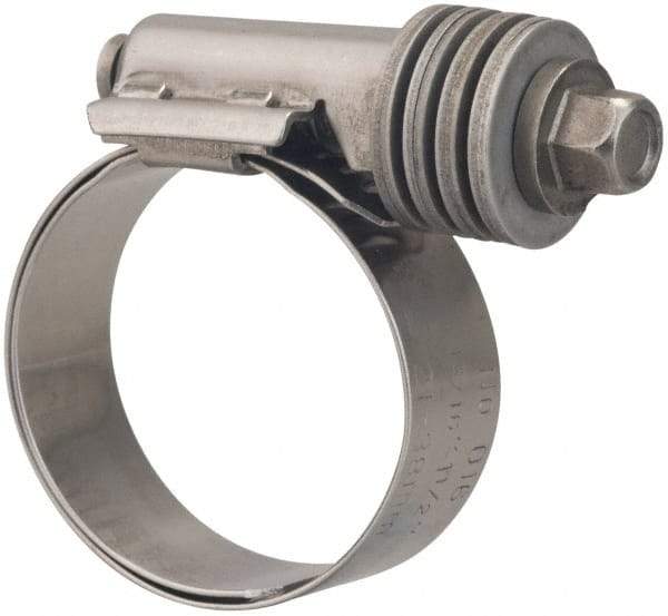 Value Collection - 13/16 to 1-1/2" Hose, 9/16" Wide x 0.6" Thick, Constant Torque Clamp - 13/16 to 1-1/2" Diam, Grade 301 & 410 Stainless Steel Screw - Top Tool & Supply