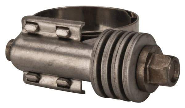 Value Collection - 11/16 to 1-1/4" Hose, 9/16" Wide x 0.6" Thick, Constant Torque Clamp - 11/16 to 1-1/4" Diam, Grade 301 & 410 Stainless Steel Screw - Top Tool & Supply