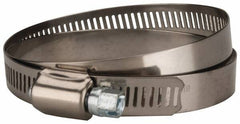 Value Collection - SAE Size 104, 5 to 7" Diam, Stainless Steel/Carbon Steel Worm Drive Clamp - 1/2" Wide, Material Grade 201 - Top Tool & Supply