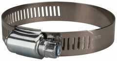 Value Collection - SAE Size 36, 1-3/4 to 2-3/4" Diam, Stainless Steel/Carbon Steel Worm Drive Clamp - 1/2" Wide, Material Grade 201 - Top Tool & Supply