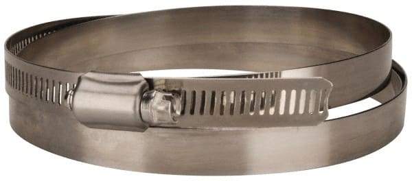 Value Collection - SAE Size 212, 11-3/4 to 13-3/4" Diam, Stainless Steel Worm Drive Clamp - 1/2" Wide, Material Grade 201 - Top Tool & Supply