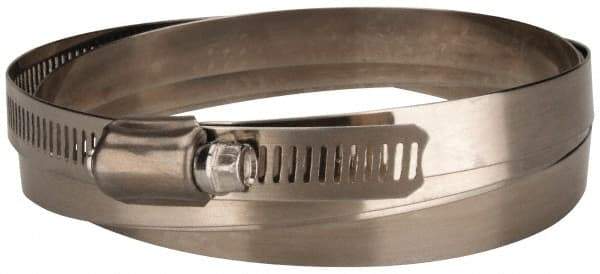 Value Collection - SAE Size 270, 15-3/8 to 17-3/8" Diam, Stainless Steel Worm Drive Clamp - 1/2" Wide, Material Grade 201 - Top Tool & Supply