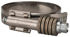 Value Collection - 2-1/4 to 3-1/8" Hose, 5/8" Wide x 0.7" Thick, Constant Torque Clamp - 2-1/4 to 3-1/8" Diam, Grade 304 Stainless Steel/Carbon Steel Screw - Top Tool & Supply