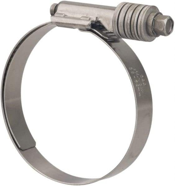 Value Collection - 2-1/4 to 3-1/8" Hose, 5/8" Wide x 0.7" Thick, Constant Torque Clamp - 2-1/4 to 3-1/8" Diam, Grade 301 & 410 Stainless Steel Screw - Top Tool & Supply