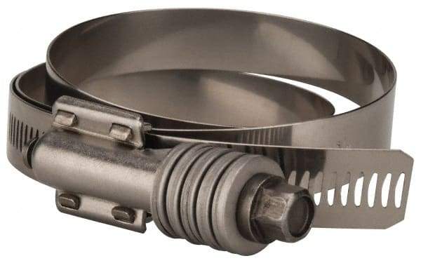 Value Collection - 5-3/4 to 6-5/8" Hose, 5/8" Wide x 0.7" Thick, Constant Torque Clamp - 5-3/4 to 6-5/8" Diam, Grade 301 & 410 Stainless Steel Screw - Top Tool & Supply