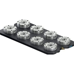 Schunk - NSL Manual CNC Quick Change Clamping Module - 8 Module Center, Top Mount, 7,500 kN Retention Force, 6 bar (87 Lb/Sq In) Unlocking Pressure, 0.005mm Repeatability - Top Tool & Supply