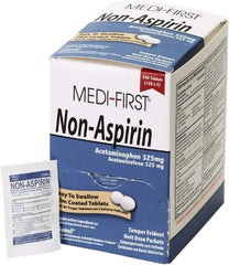 Medique - Original Flavor Medi-First Non-Aspirin Tablets - Headache & Pain Relief - Top Tool & Supply