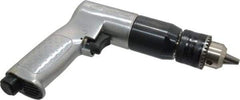 Ingersoll-Rand - 1/2" Reversible Keyed Chuck - Pistol Grip Handle, 500 RPM, 4 CFM, 0.5 hp, 90 psi - Top Tool & Supply