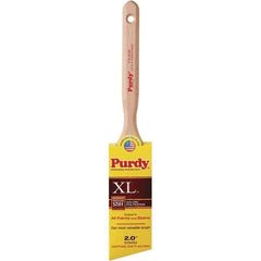 Purdy - 2" Angled Synthetic Sash Brush - 2-11/16" Bristle Length, 6" Wood Fluted Handle - Top Tool & Supply