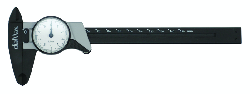 0 - 6 / 0 - 150mm Measuring Range (.001 Grad.) - Dial Caliper - #41104 - Top Tool & Supply