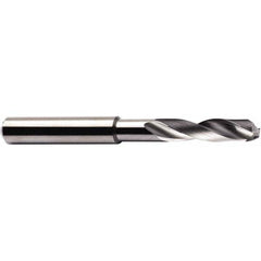 Screw Machine Length Drill Bit: 0.1969″ Dia, 140 °, Solid Carbide Multilayer TiAlN Finish, Right Hand Cut, Spiral Flute, Series SD203A