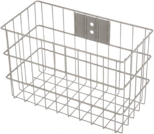 Marlin Steel Wire Products - 7" Deep, Rectangular Steel Wire Basket - 14" Wide x 9" High - Top Tool & Supply