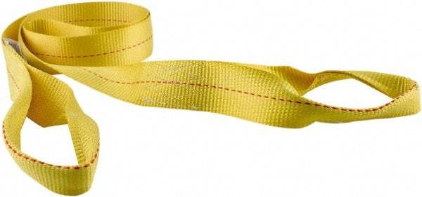 Erickson Manufacturing - Loop Polyester Tow Strap - 6' Long, 10,000 Lb Capacity - Top Tool & Supply