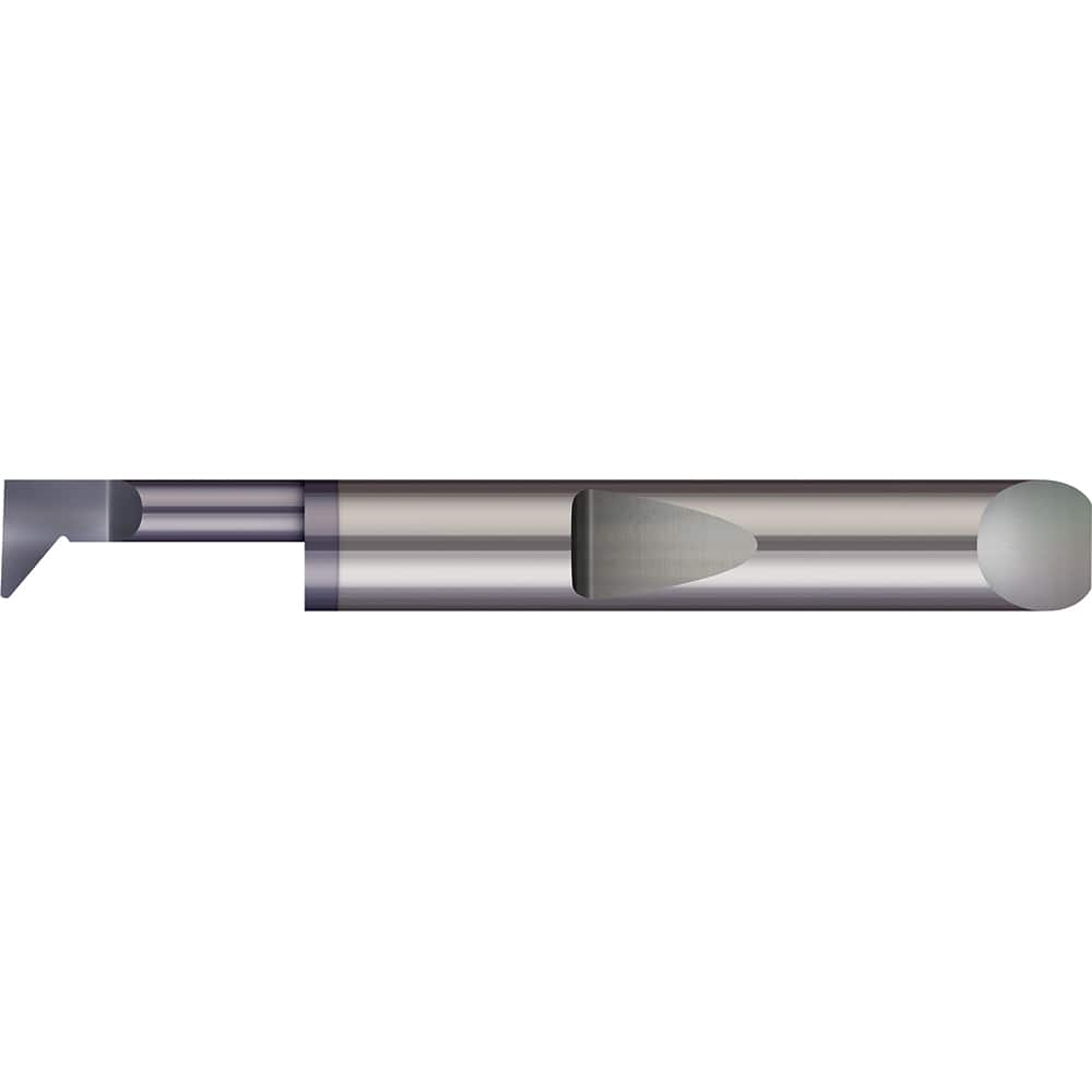 Profiling Tools; Minimum Bore Diameter (Decimal Inch): 0.1100; Maximum Bore Depth (Decimal Inch): 0.3000; Radius: 0.0050; Overall Length (Decimal Inch): 1-1/2; Shank Diameter (Inch): 3/16; Projection: Projection; Finish/Coating: AlTiN; Projection (Decimal