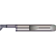 Profiling Tools; Minimum Bore Diameter (Decimal Inch): 0.1340; Maximum Bore Depth (Decimal Inch): 3/8; Radius: 0.0080; Overall Length (Decimal Inch): 1-1/2; Shank Diameter (Inch): 3/16; Projection: Projection; Finish/Coating: AlTiN; Projection (Decimal In