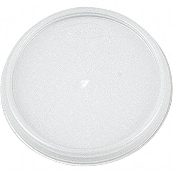 DART - Plastic Lids, 4 oz Cups - Translucent - Top Tool & Supply