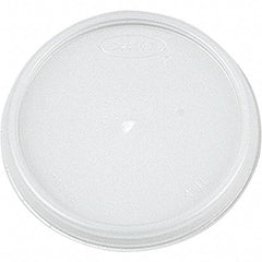 DART - Plastic Lids, 4 oz Cups - Translucent - Top Tool & Supply