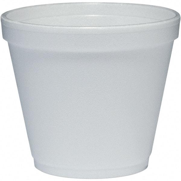 DART - Foam Food Containers, Foam, 8 oz - White - Top Tool & Supply