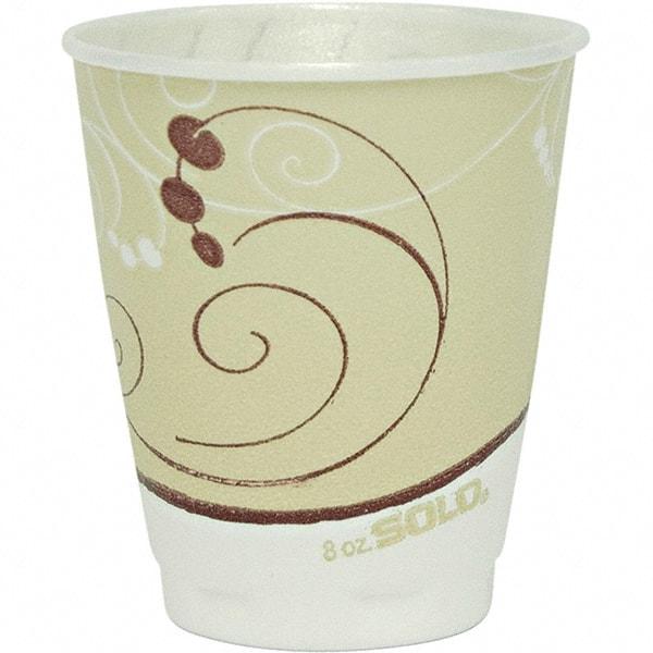 Solo - 8 oz Foam Hot/Cold Drink Cups - Tan - Top Tool & Supply