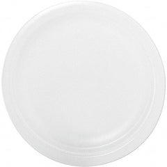 DART - Foam Dinnerware, Plate, 9" - White - Top Tool & Supply