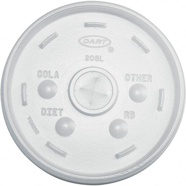 DART - Cold Cup Lids, 32 oz Cups - Translucent - Top Tool & Supply