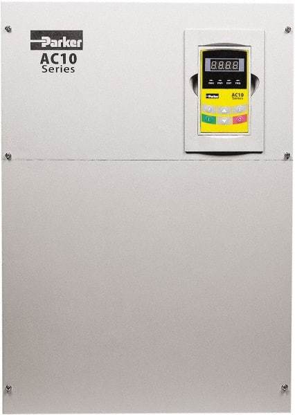 Parker - Three Phase, 460 Volt, 125 hp, Variable Frequency Drive - 16.14" Wide x 11.81" Deep x 24" High, IP20 - Top Tool & Supply