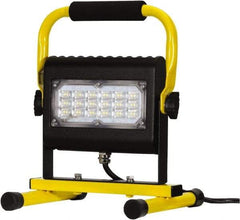 Probuilt Lighting - 120 Volt, 30 Watt, Electric, LED Portable Floor Work Light - 1,524mm Cord, 1 Head, 3,000 Lumens, Aluminum, 12" Long x 8-1/2" Wide x 8" High - Top Tool & Supply