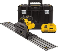 DeWALT - 60 Volt, 6-1/2" Blade, Cordless Circular Saw - 4,000 RPM, 1 Lithium-Ion Battery Included - Top Tool & Supply